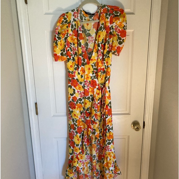 Sugarlips Floral Wrap Dress - Picture 2 of 7